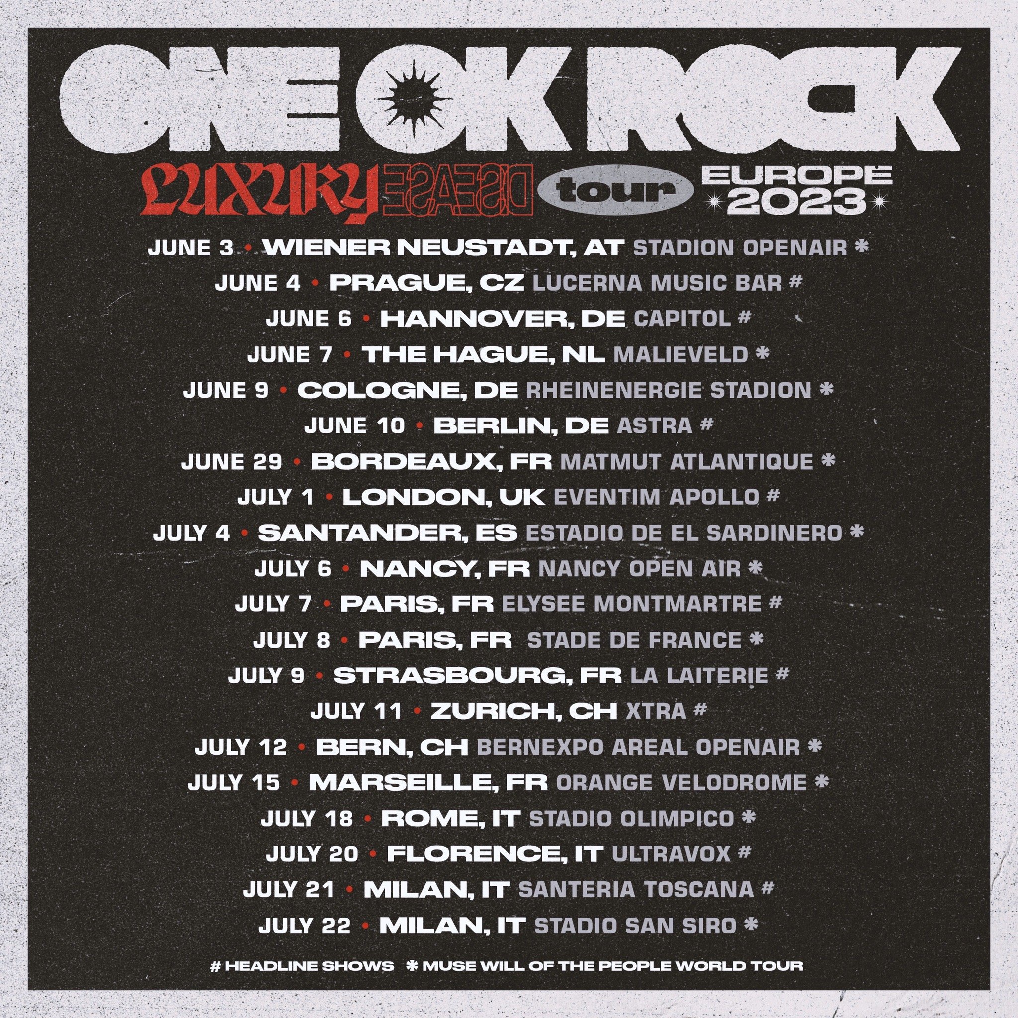 one ok rock tour dates