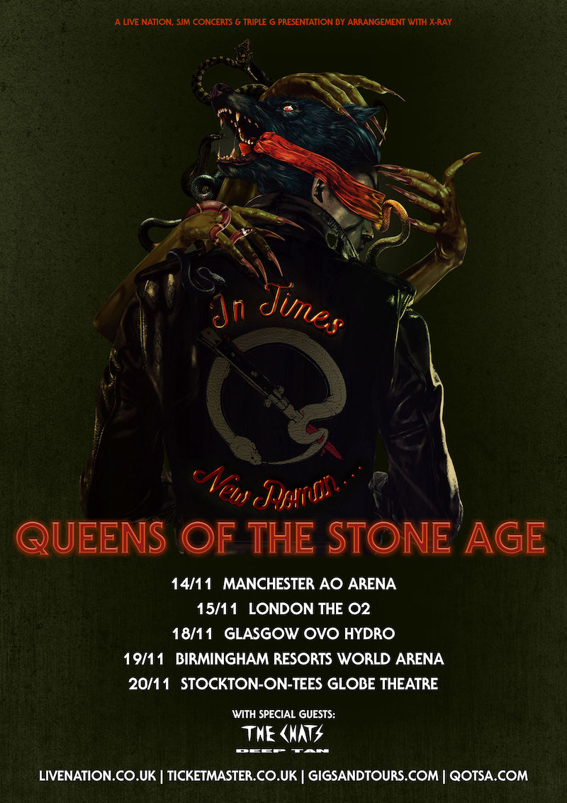 Queens Of The Stone Age Announce ‘The End Is Nero’ UK And European Tour