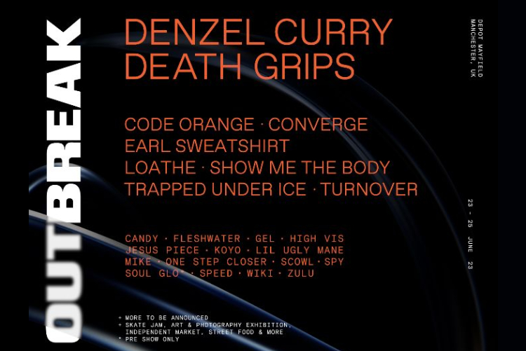 Denzel Curry, Code Orange, Converge & More For Outbreak Fest 2023